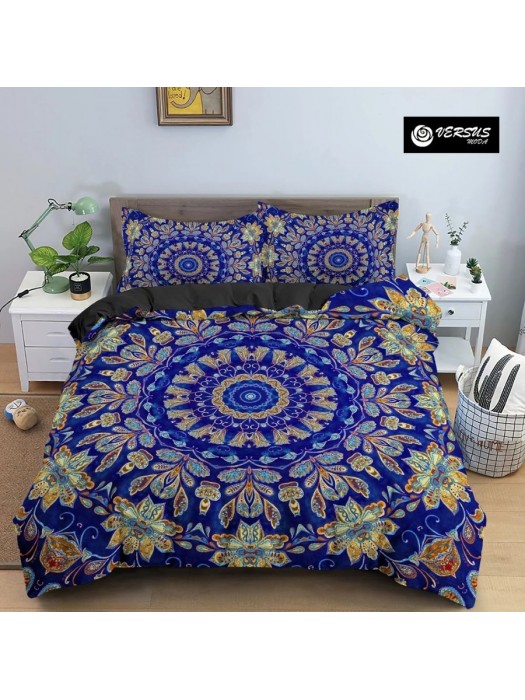 Set Copri Piumone Federe Copripiumino Etnico Mandala Duvet Cover BED0105